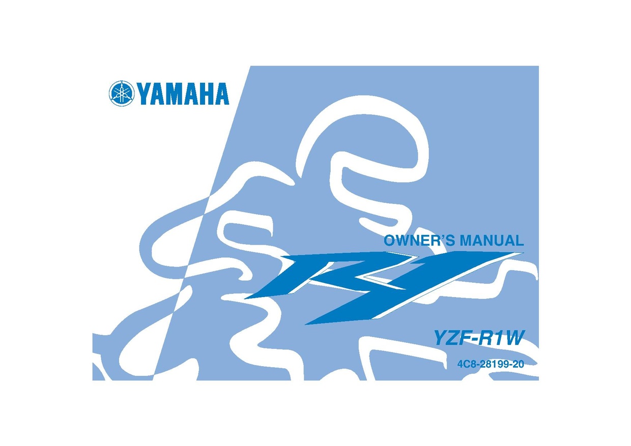 File:2007 Yamaha YZF-R1 W Owners Manual.pdf