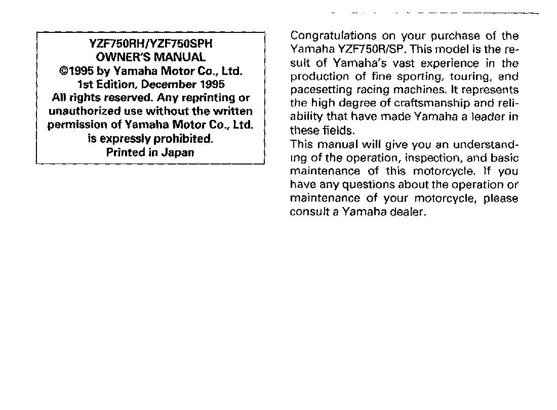 File:1996 Yamaha YZF750 Owners Manual.pdf