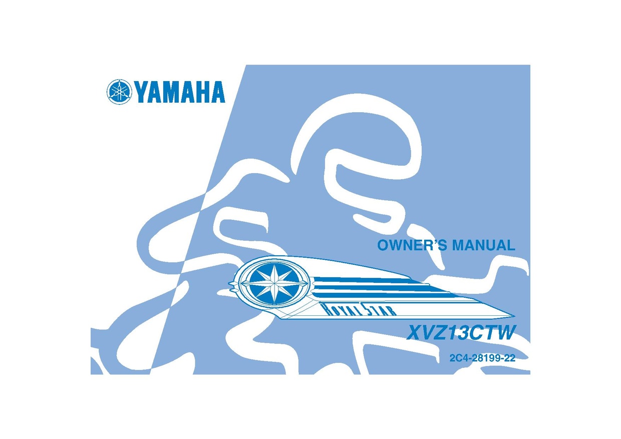 File:2007 Yamaha XVZ13CT W Owners Manual.pdf