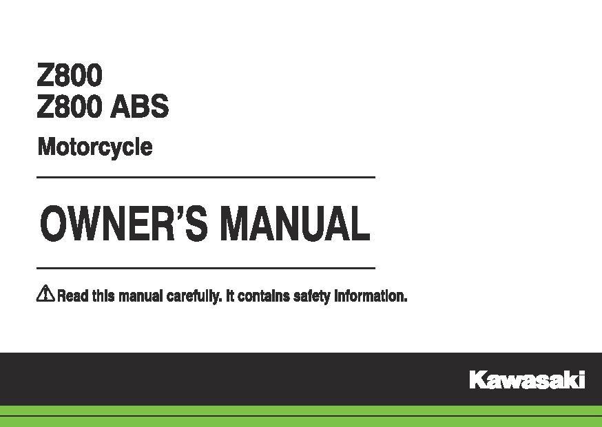 File:2015 Kawasaki Z800 ABS owners.pdf