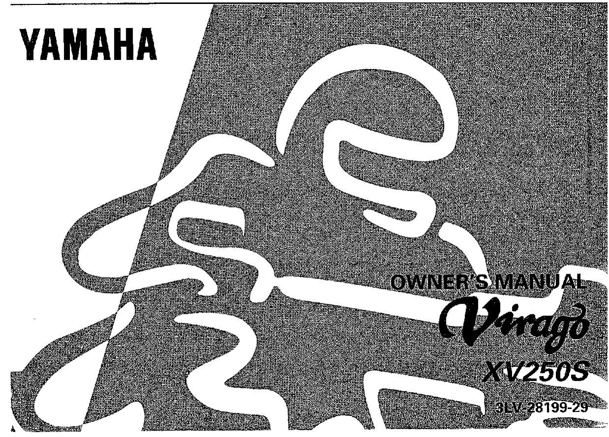 File:1998 Yamaha XV250 S Owners Manual.pdf