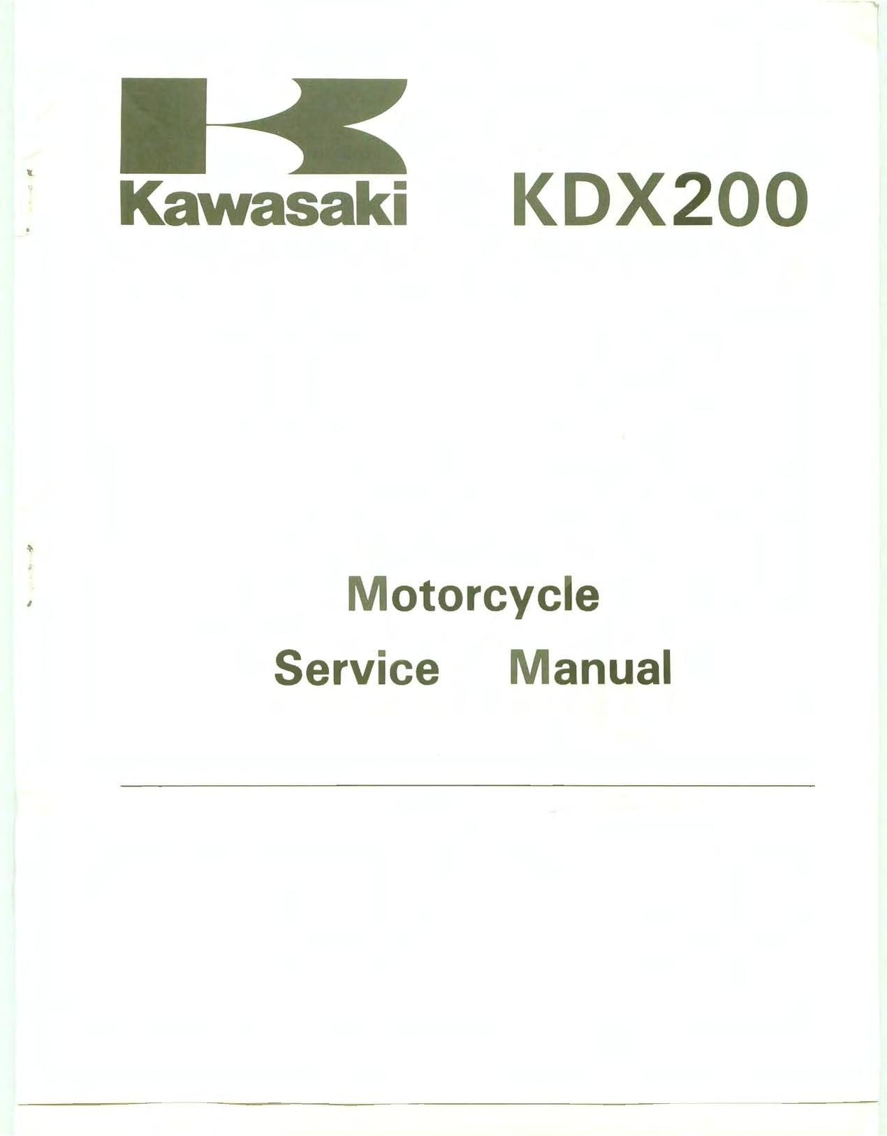 File:Kawasaki KDX200 1989-1994 Service Manual.pdf