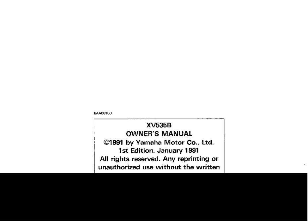 File:1992 Yamaha XV535 B Owners Manual.pdf
