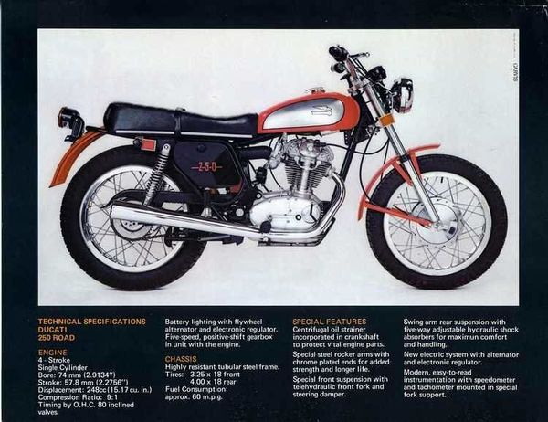 1973 Ducati 250 Scrambler