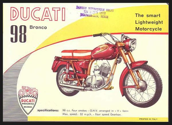 Ducati 98 Bronco / Cavallino