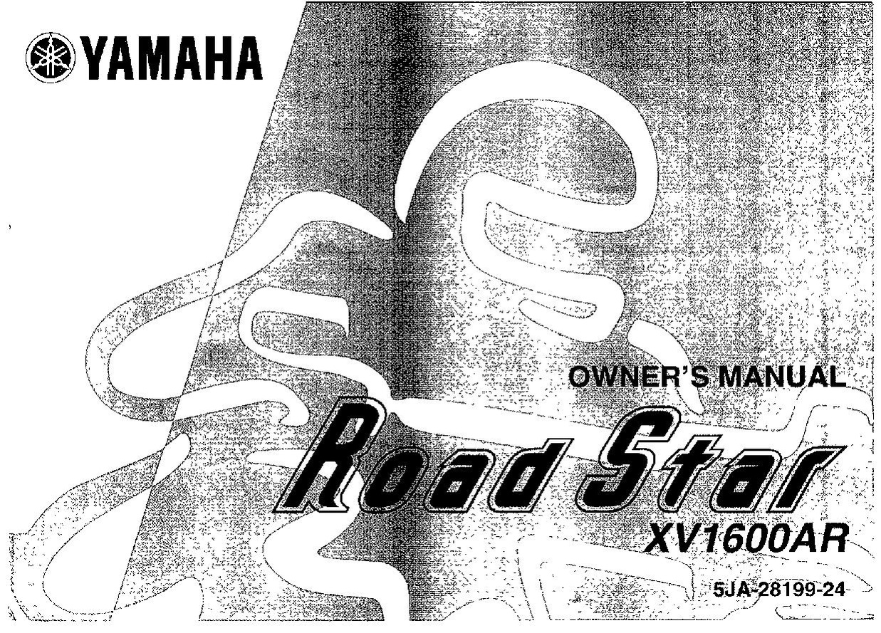 File:2003 Yamaha XV1600 AR Owners Manual.pdf