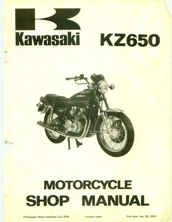 Kawasaki KZ650B 1976 Kawasaki Service Manual.pdf