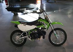 2002 Kawasaki KLX110 in Green