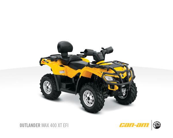 2011 Can-Am/ Brp Outlander MAX 400 XT