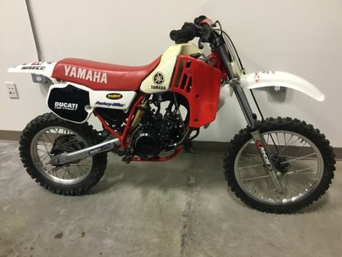1985 Yamaha YZ80.