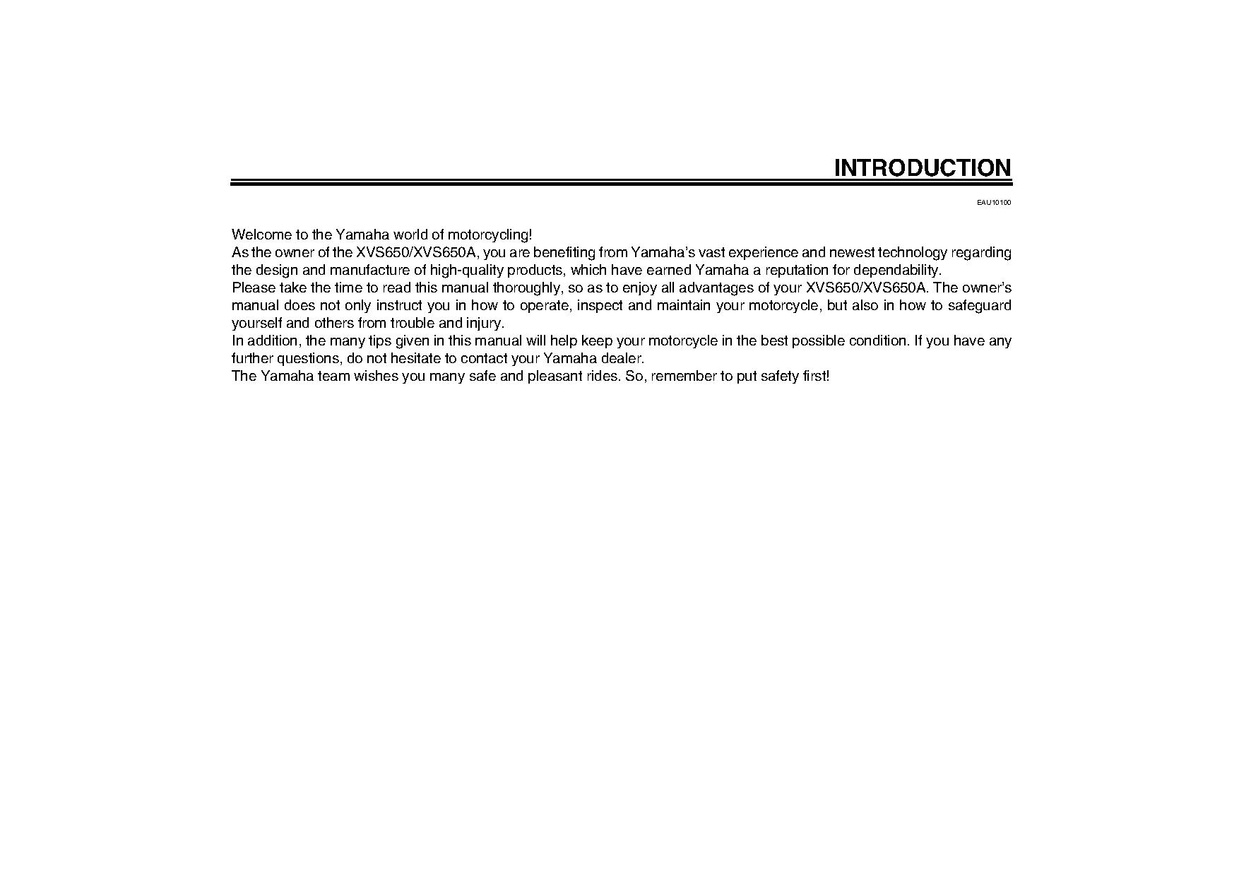 File:2005 Yamaha XVS650 (T) (AT) Owners Manual.pdf