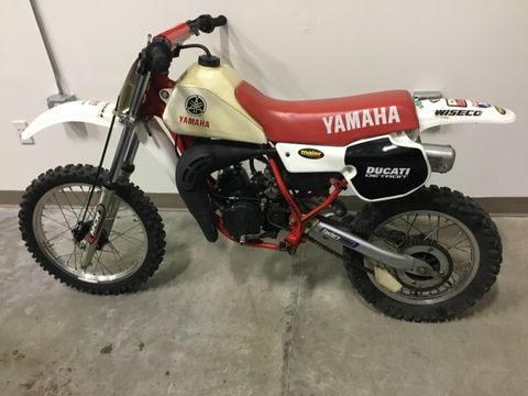 1985 Yamaha YZ80.