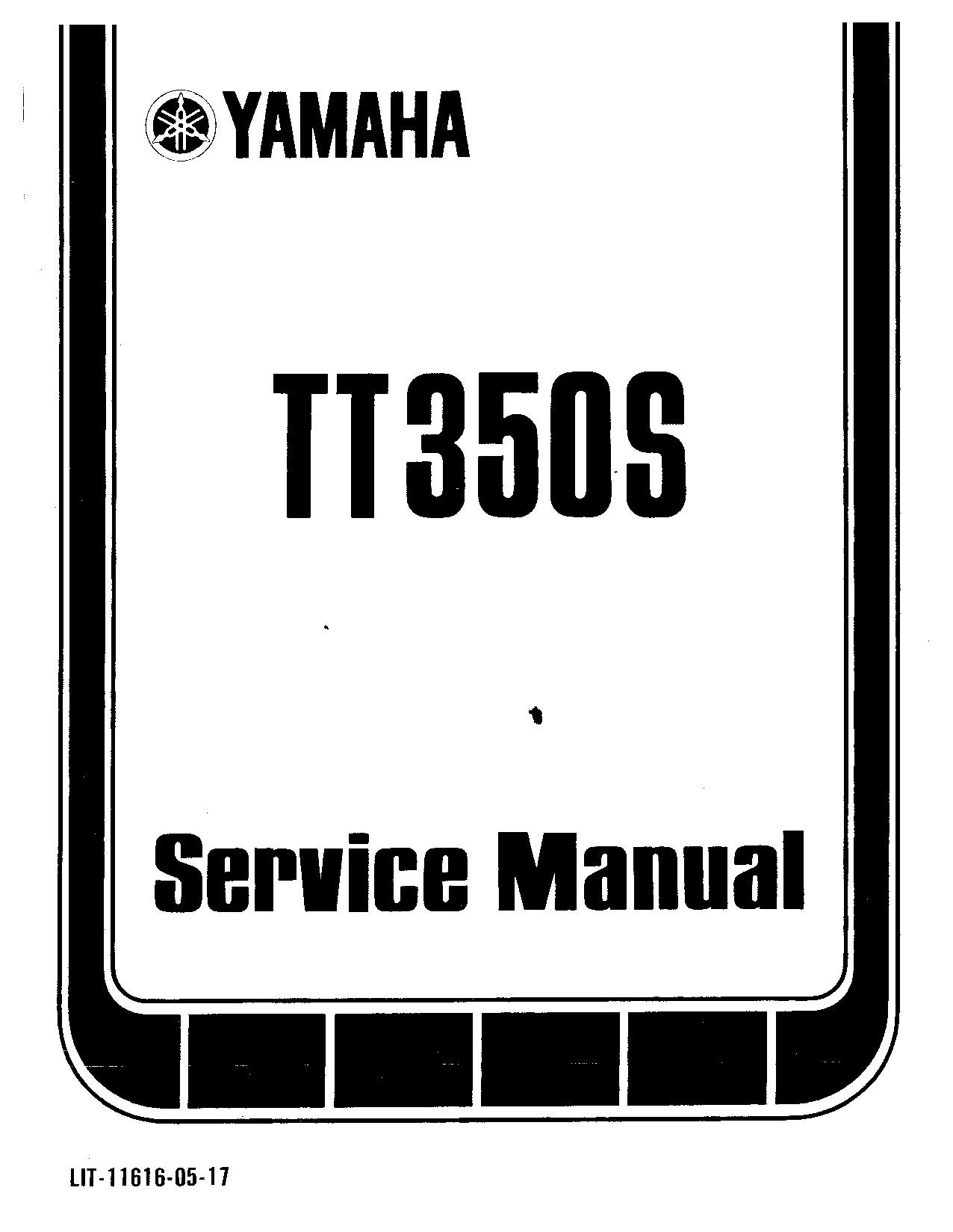 File:Yamaha TT350 S Service Manual.pdf
