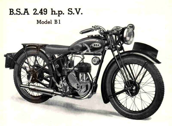 1933 - 1936 BSA B1