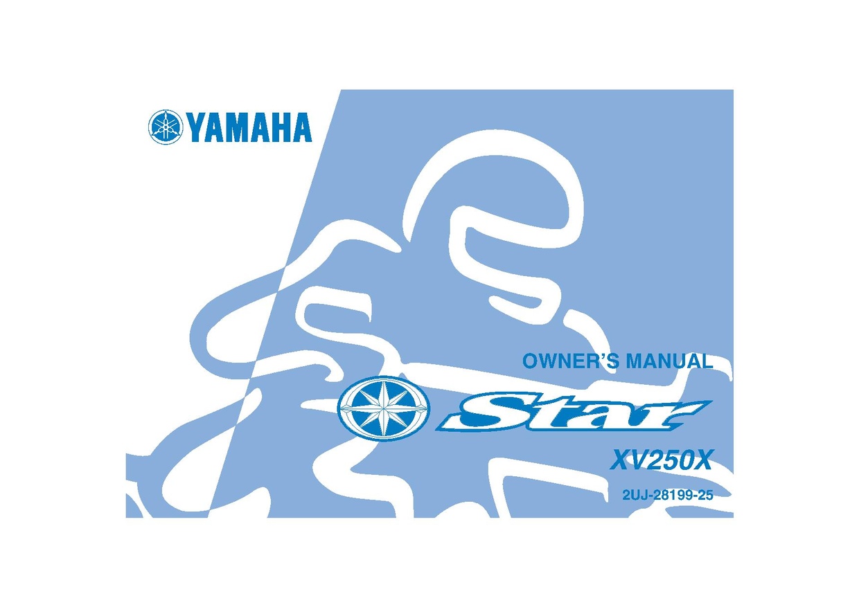 File:2008 Yamaha XV250 X Owners Manual.pdf