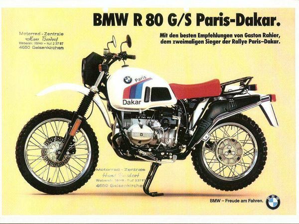 BMW R 80G/S Paris Dakar