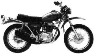 Honda SL350 Motosport 1970-1972 Rear Wheel Bearings And Seals