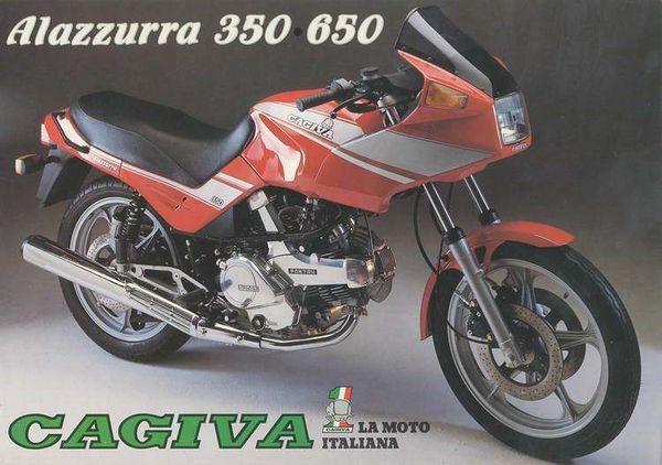 1985 Cagiva Alazzurra 350
