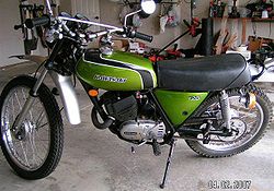 1974 Kawasaki KS125 in Green