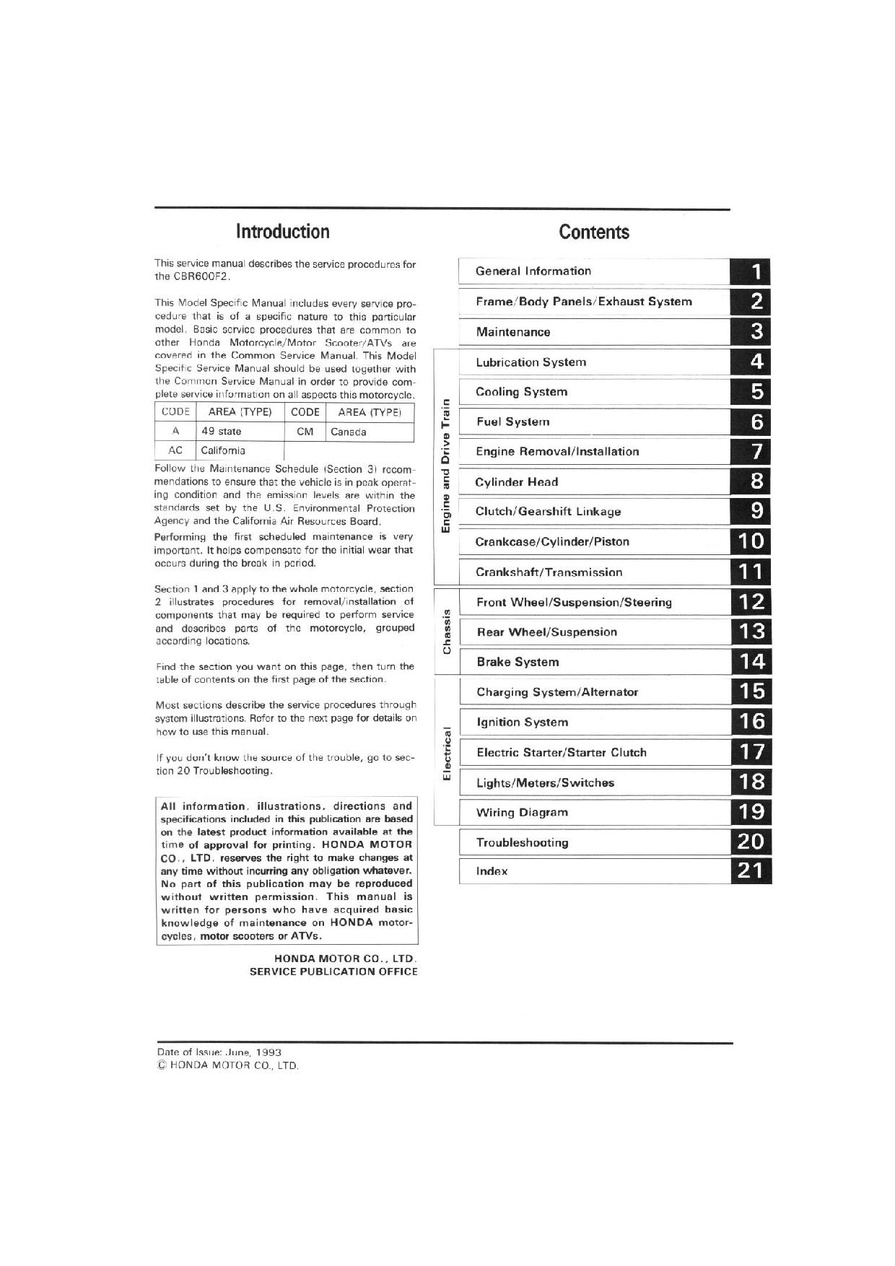 File:Honda CBR600F2 91-94 Service Manual.pdf