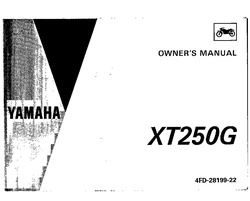 1995 Yamaha XT250 G Owners Manual.pdf