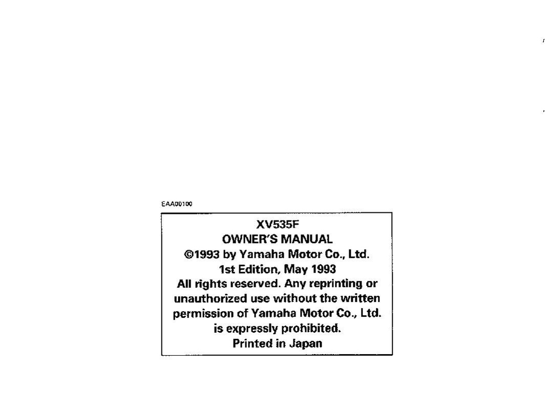 File:1994 Yamaha XV535 F Owners Manual.pdf