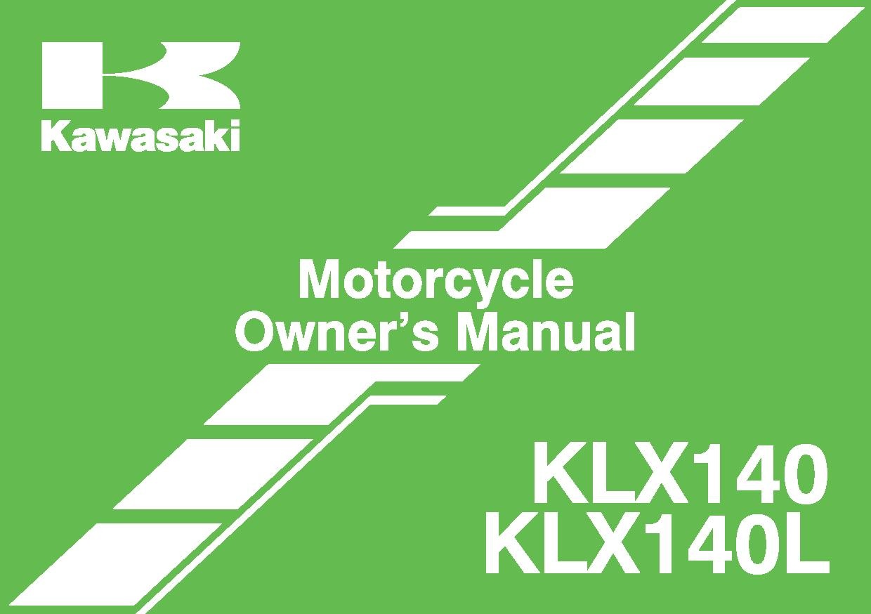 File:2013 Kawasaki KLX140L owners manual.pdf