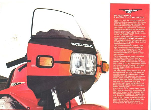 Moto Guzzi e Mans Mark II
