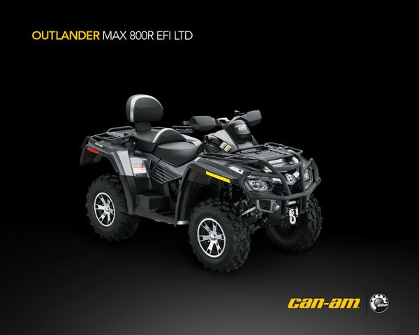 2009 Can-Am/ Brp Outlander MAX 800R EFI Limited