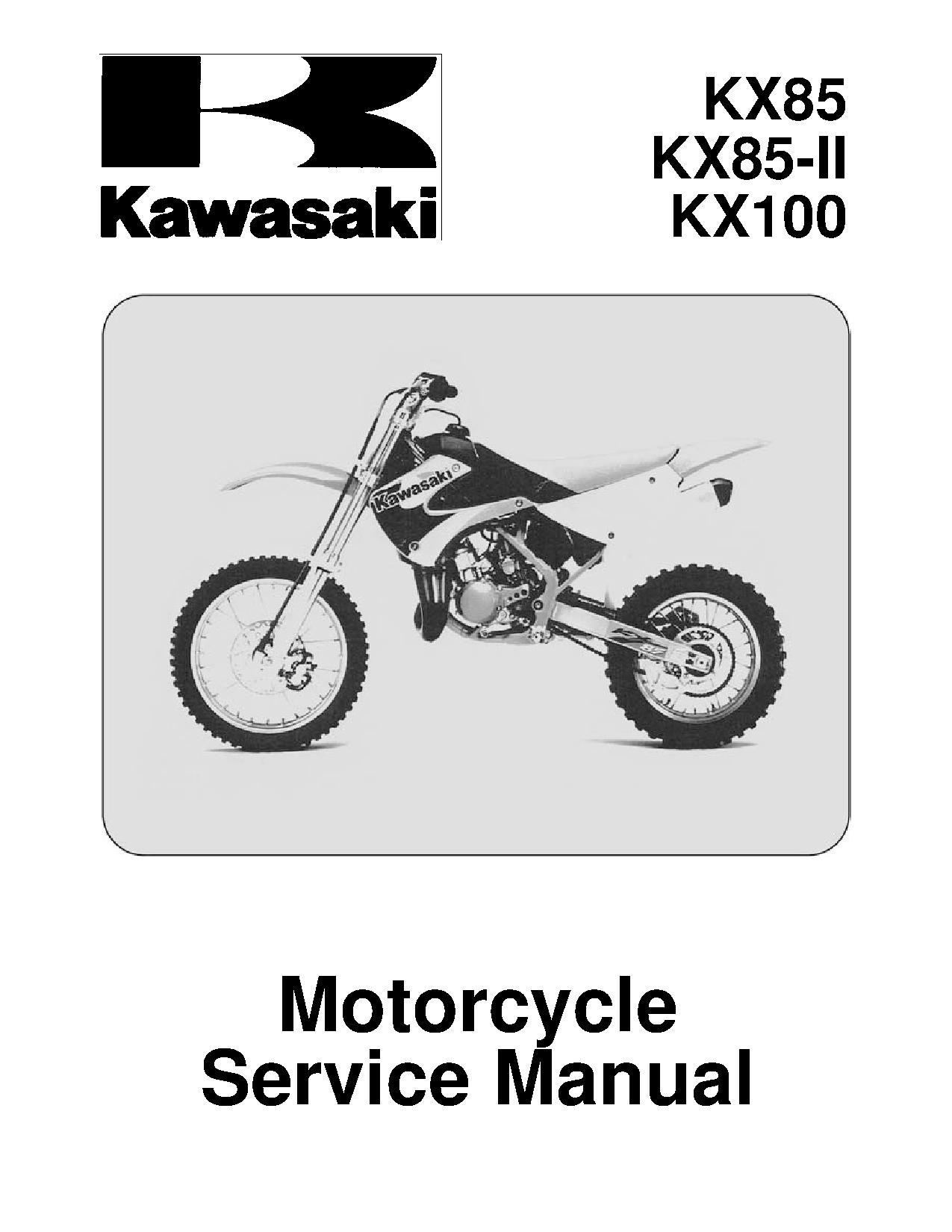 File:Kawasaki KX85 KX100 2001-2010 Service Manual.pdf - CycleChaos