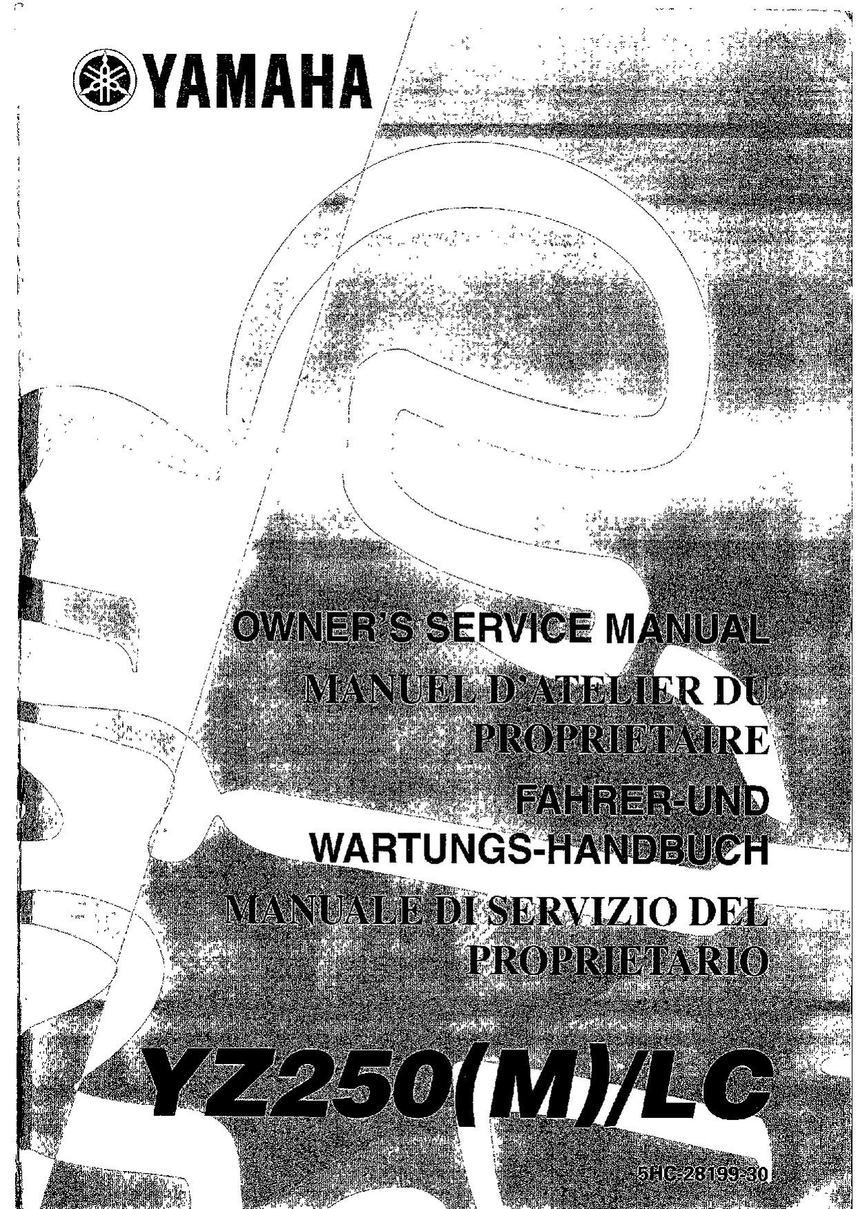 File:2000 Yamaha YZ250 M LC Owners Service Manual.pdf - CycleChaos