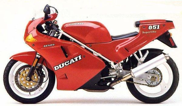 1992 Ducati 851 Strada Biposta