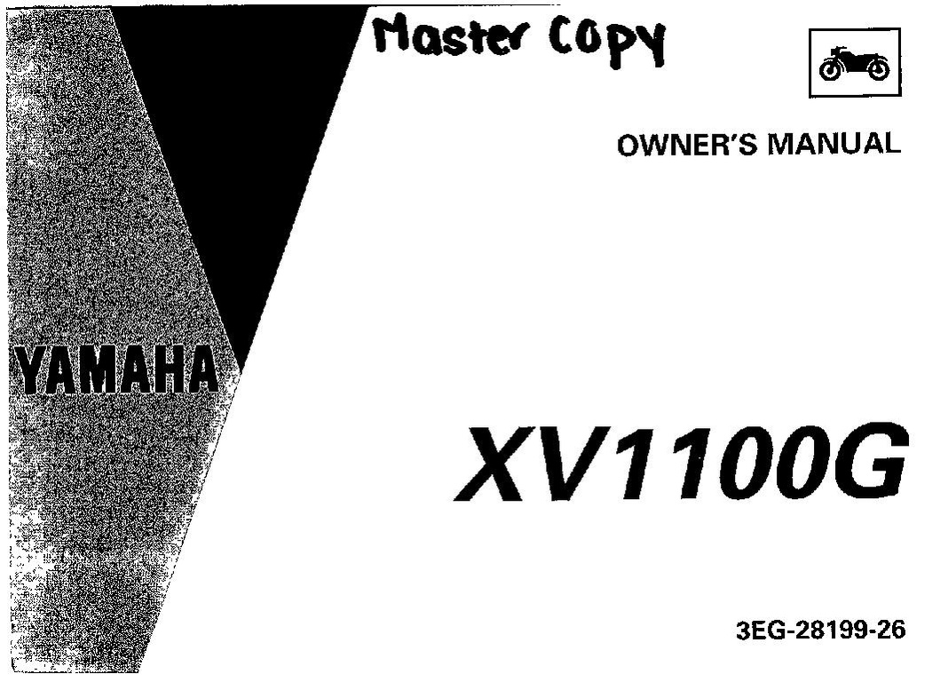 File:1995 Yamaha XV1100 G Owners Manual.pdf