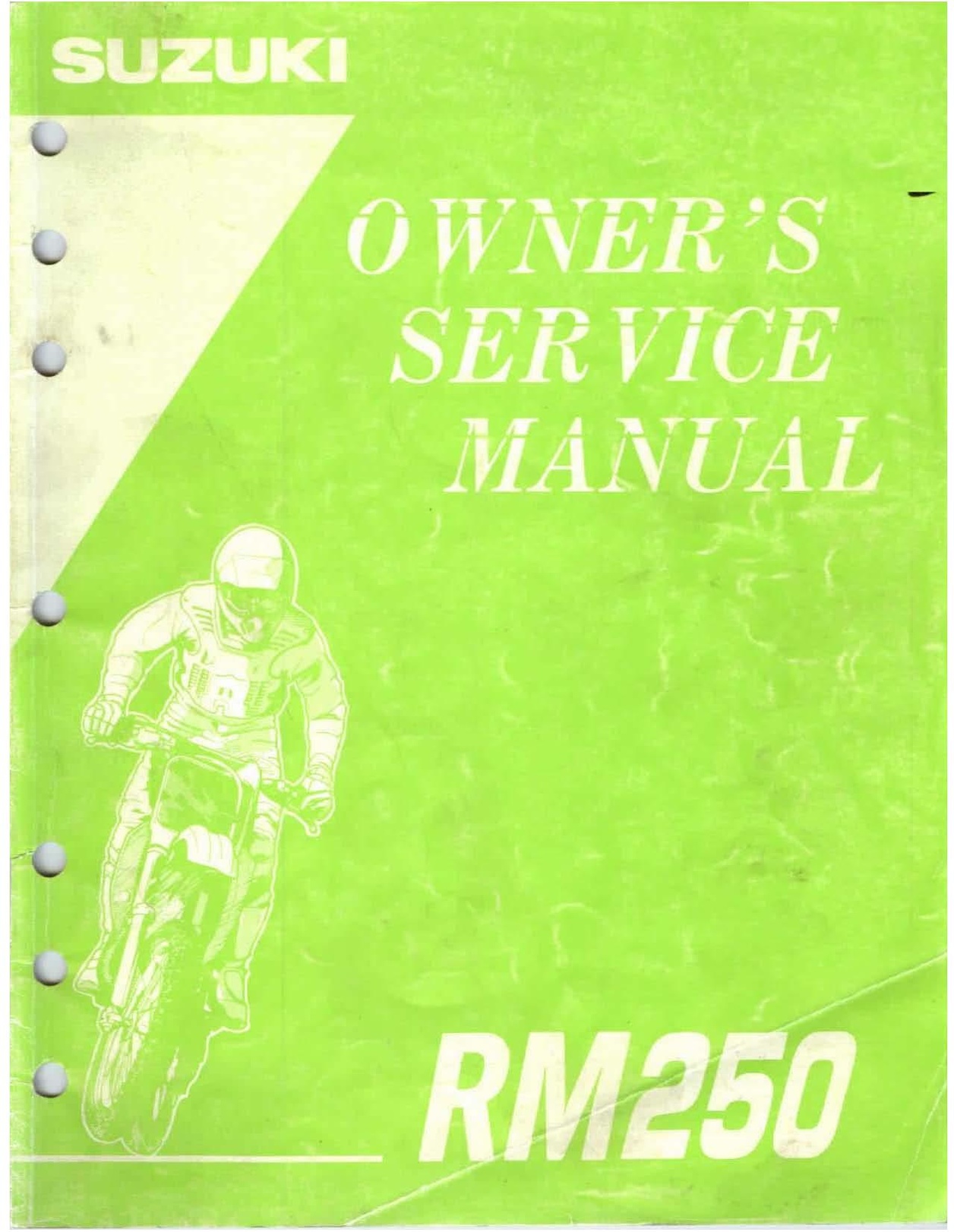 File:Suzuki RM250 1995 Service Manual.pdf
