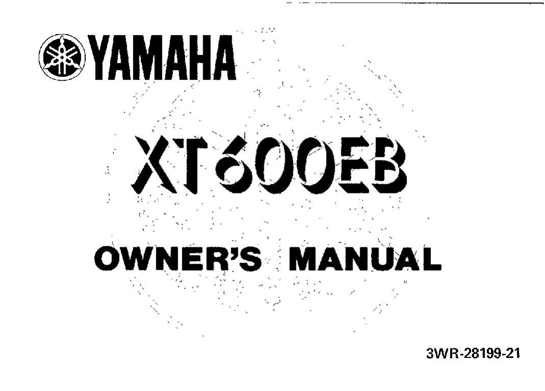 File:1991 Yamaha XT600 EB Owners Manual.pdf