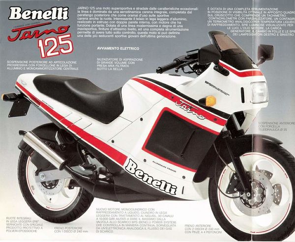 1988 Benelli 125 Jarno