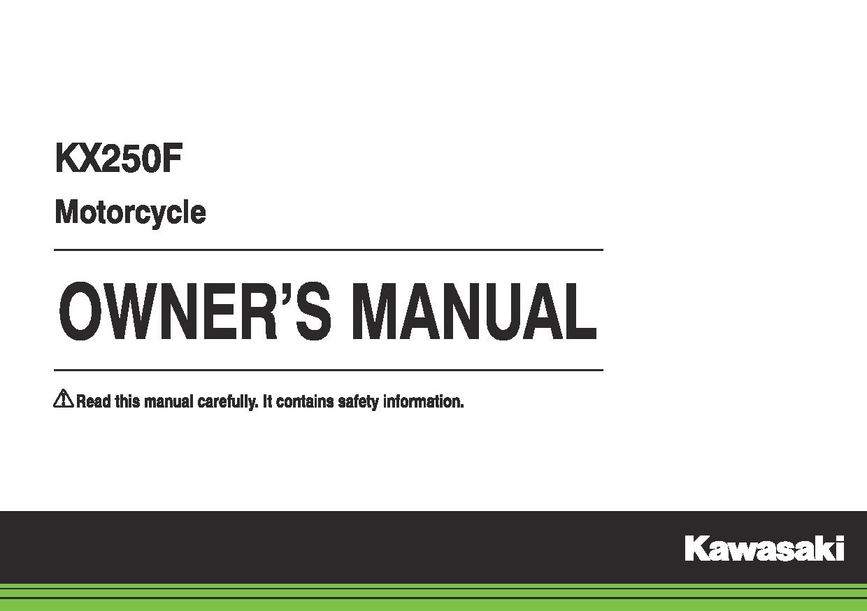 File:2015 Kawasaki KX250F owners manual.pdf