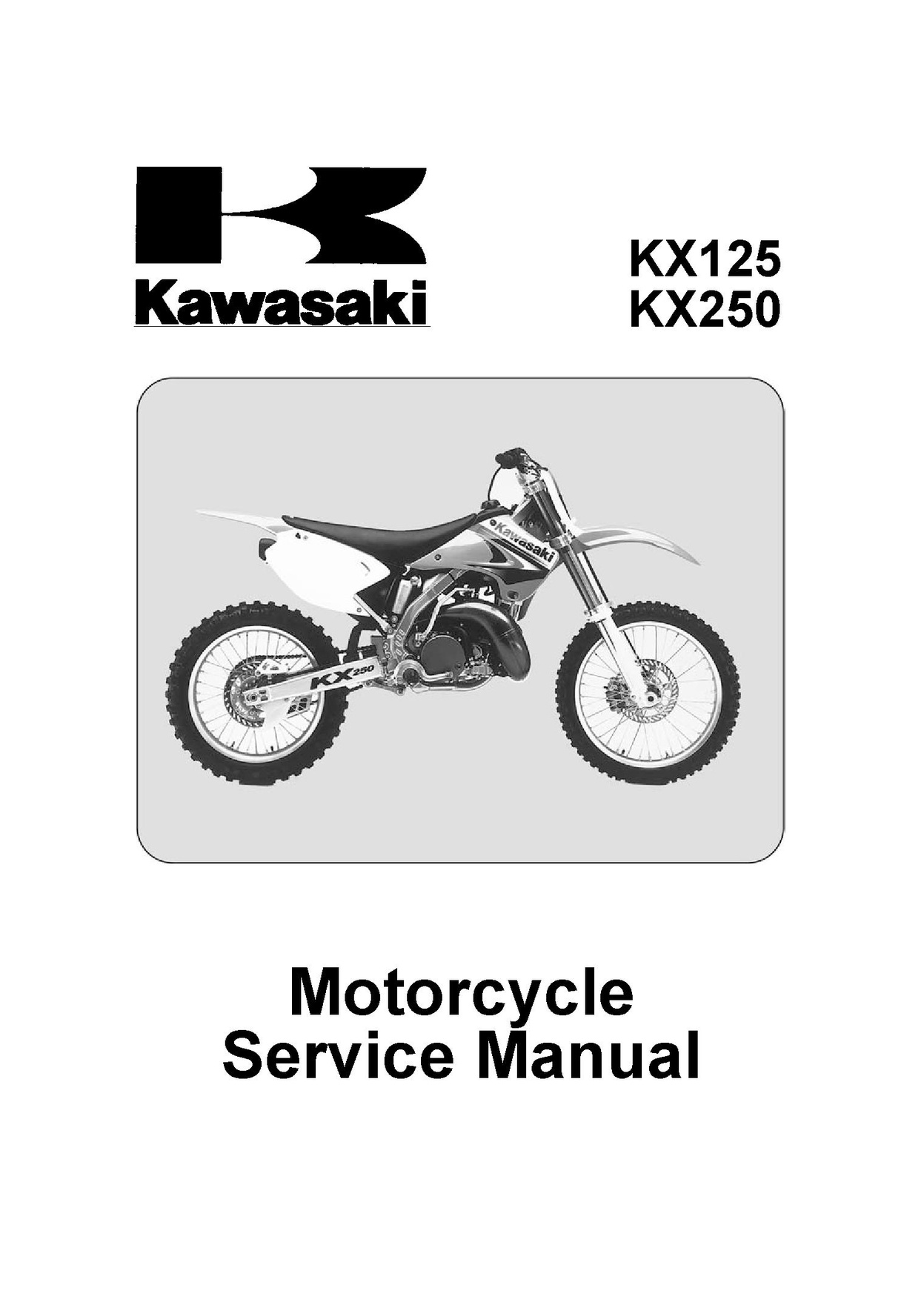 File:Kawasaki KX125 KX250 M 2003-2008 Service Manual.pdf
