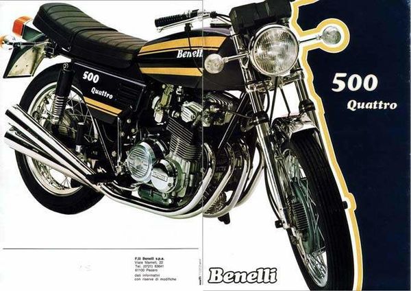 1974 Benelli 500 Quattro
