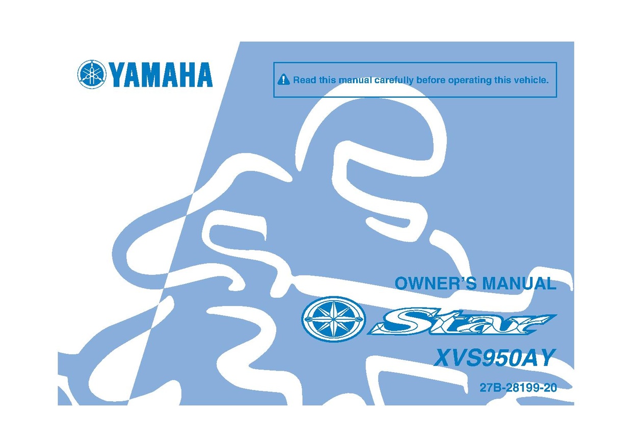 File:2009 Yamaha XVS950A Y Owners Manual.pdf