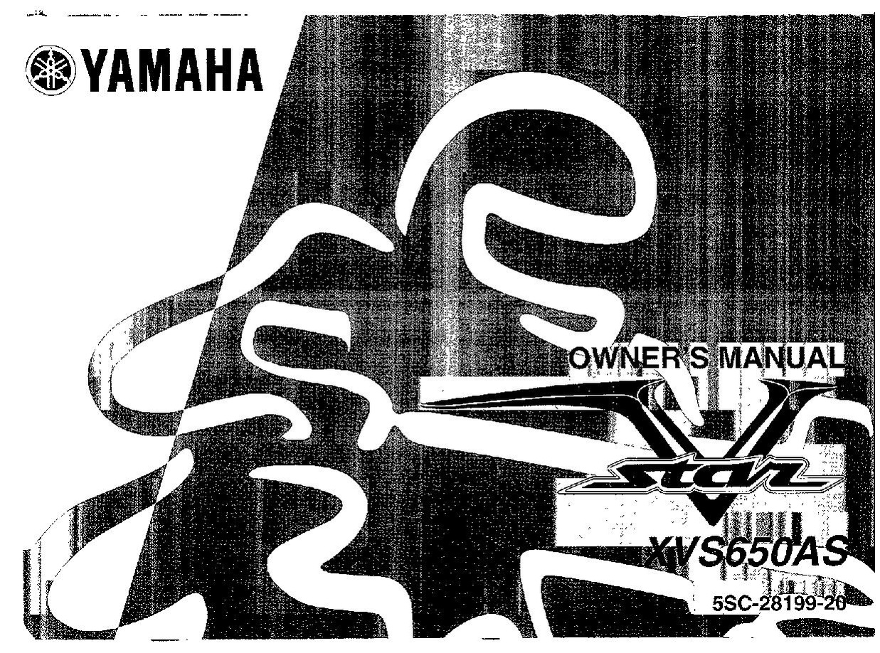 File:2004 Yamaha XVS650 AS Owners Manual.pdf