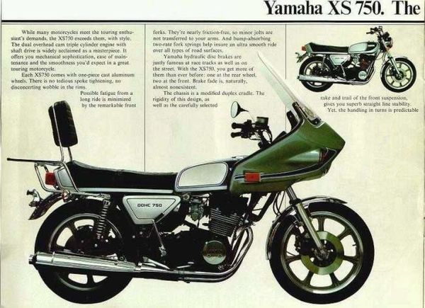 Yamaha XS750 Touring
