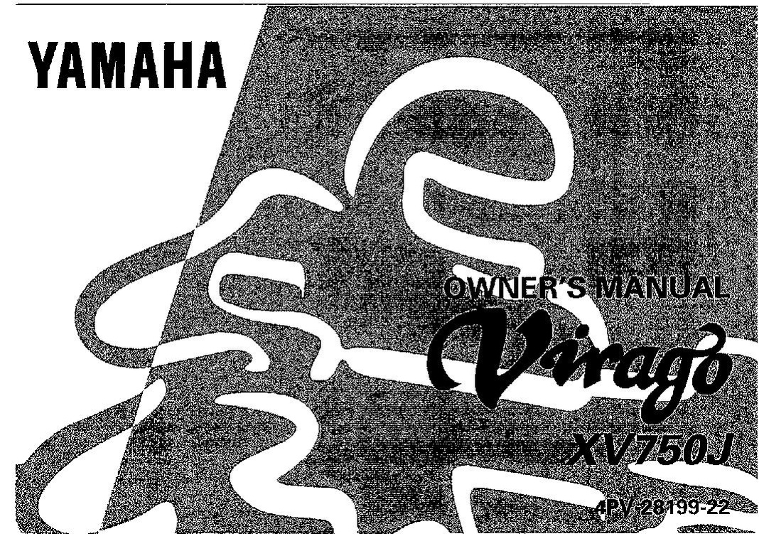 File:1997 Yamaha XV750 J Owners Manual.pdf
