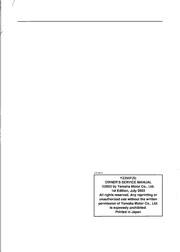 File:2004 Yamaha YZ250F S Owners Service Manual.pdf - CycleChaos
