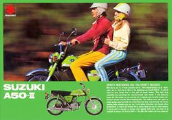 1970 Suzuki A50 brochure
