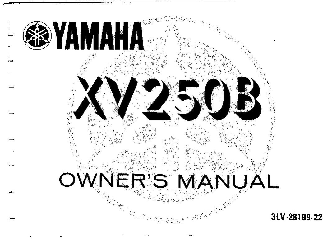 File:1991 Yamaha XV250 B Owners Manual.pdf