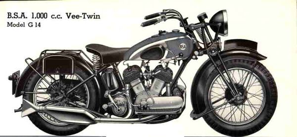 1927 - 1940 BSA G14 T