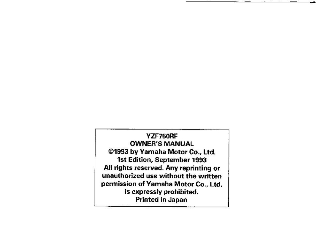 File:1994 Yamaha YZF750R F Owners Manual.pdf