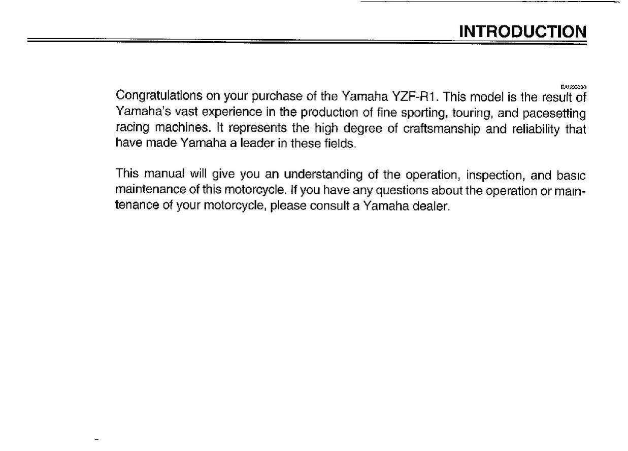 File:1999 Yamaha YZF-R1 K Owners Manual.pdf