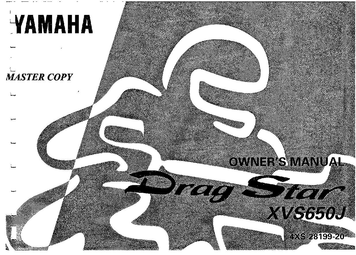 File:1997 Yamaha XVS650 J Owners Manual.pdf